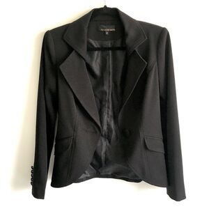 Matis by LUCIAN MATIS Black Single Button Front Blazer Jacket XS